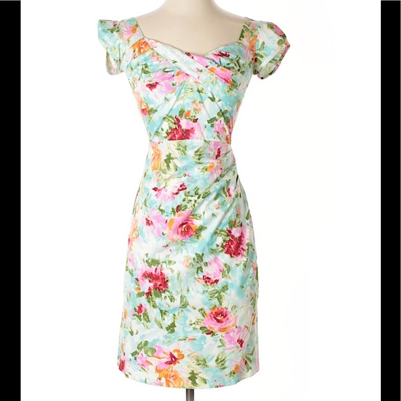 Stop Staring Dresses & Skirts - Stop staring watercolor dress small short length